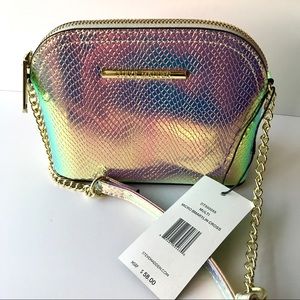steve madden holographic purse